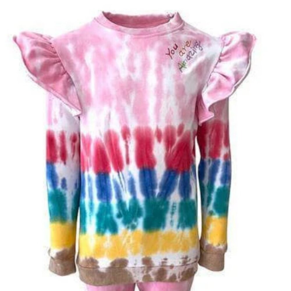 Lola & The Boys You Are Amazing Tie Dye Set Size 6